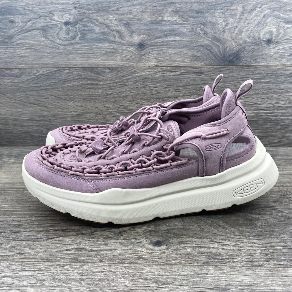 KEEN Uneek Aster Sneakers Womens 10 Lavender Purple Woven Hybrid Sandals 1030697